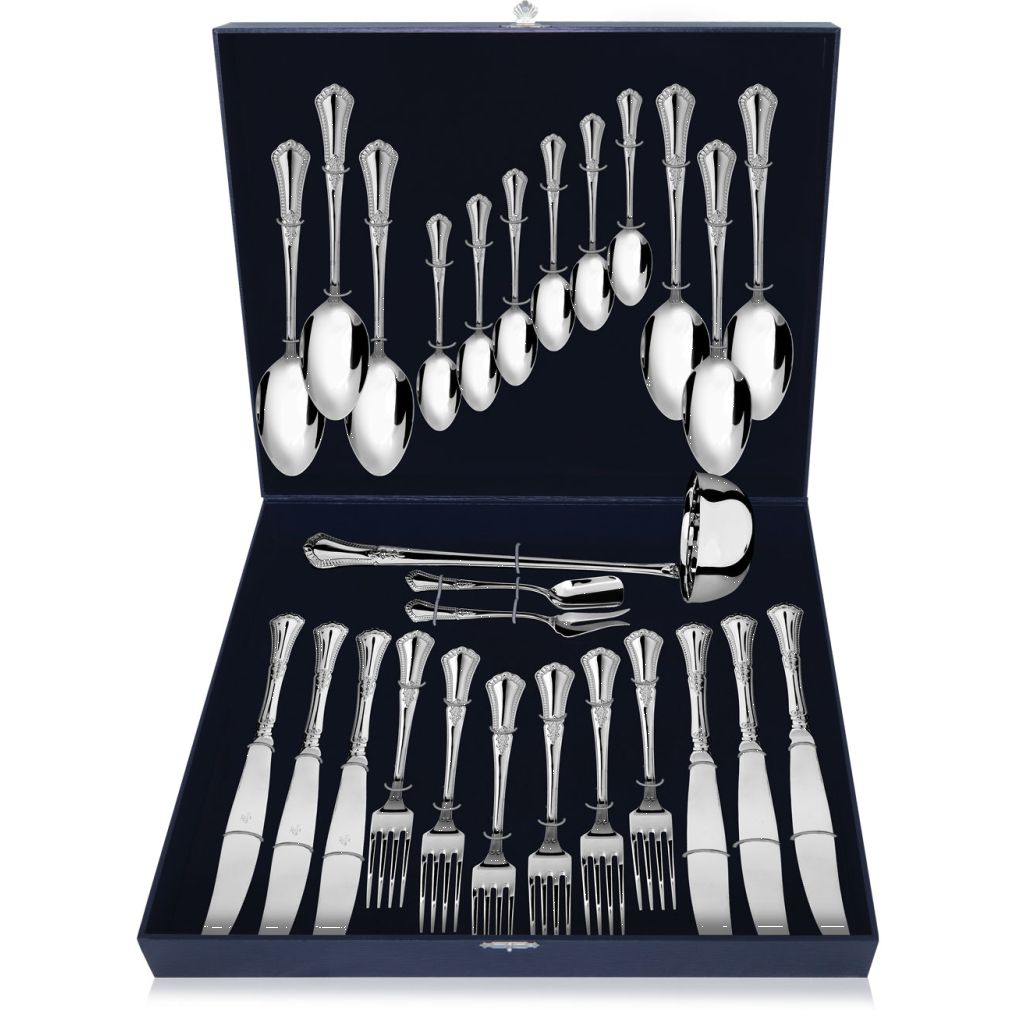 Столовый набор "Фаворит" (27 предметов) в футляре 200NB01801 
Столовый набор "Фаворит" (27 предметов) в футляре 200NB01801