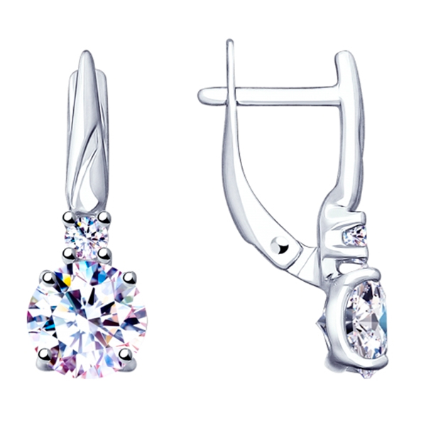 Серебряные серьги с фианитами 89020108
Серебряные серьги с фианитами 89020108