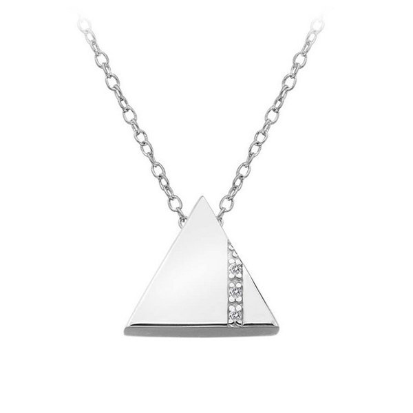 

Серебряный кулон Hot Diamonds с бриллиантом на цепи, размер 40-45 см DP596