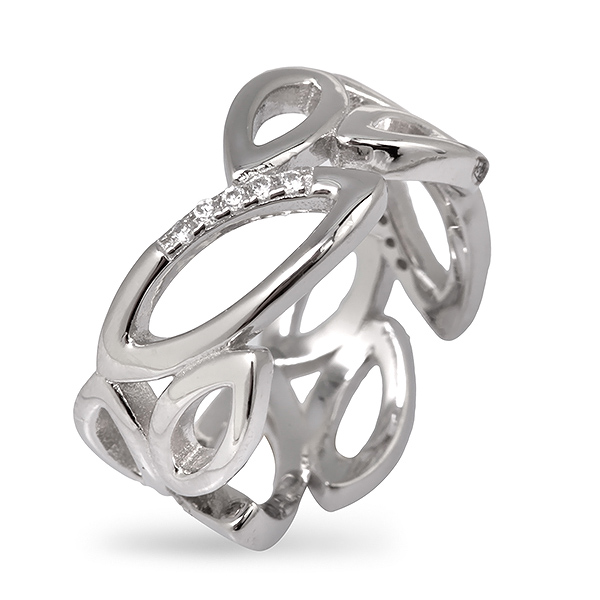 

Серебряное кольцо Sandara Ice с фианитом EDR020