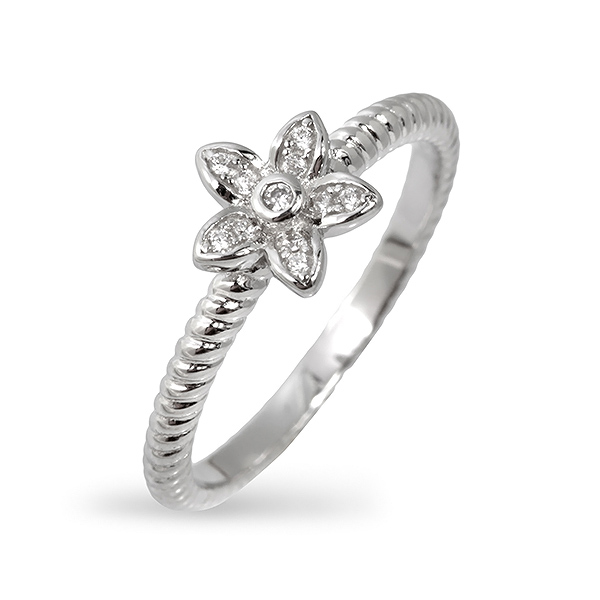 

Серебряное кольцо Sandara Ice с фианитом EDR064