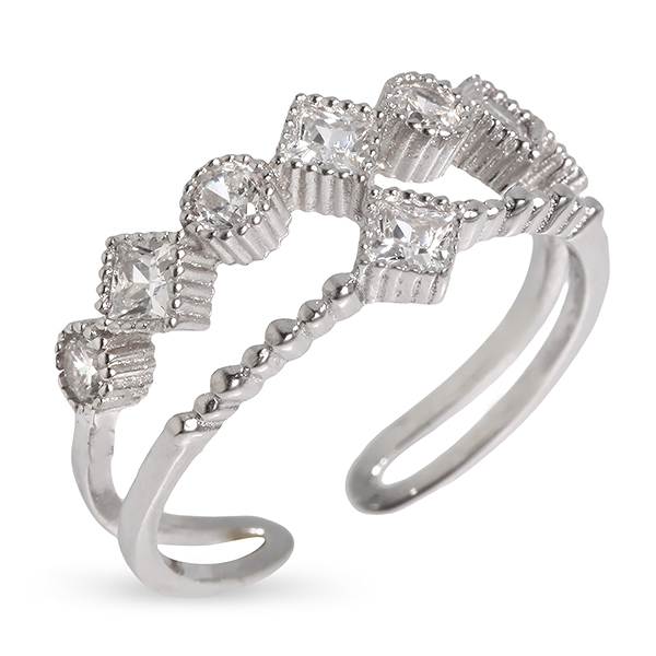 

Серебряное кольцо Sandara Ice с фианитом KKR018