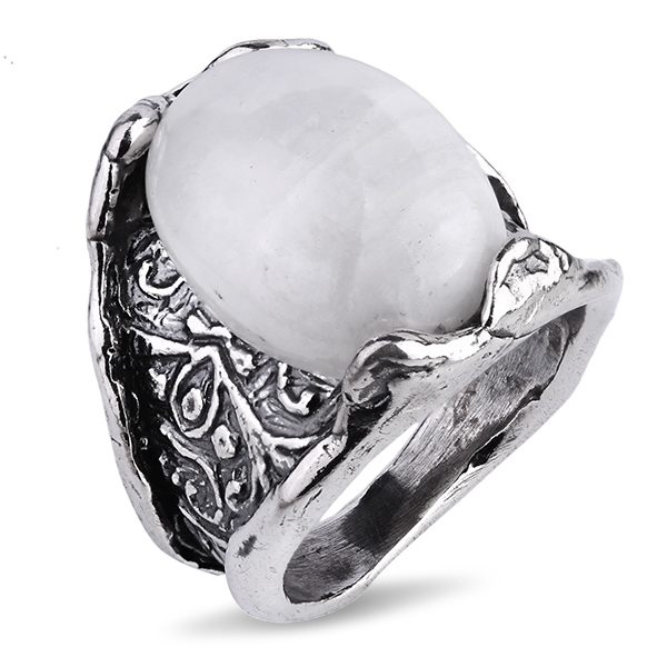 

Серебряное кольцо Yaffo с лунным камнем SAR1178