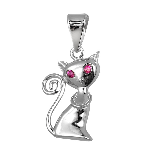 

Серебряный кулон c фианитами SGP303