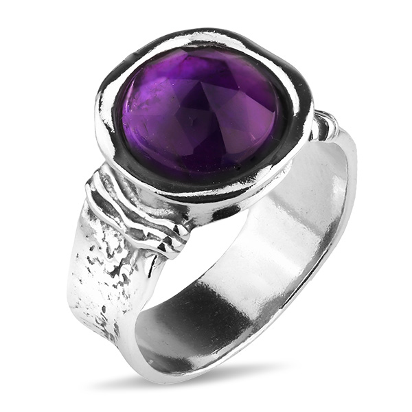 

Серебряное кольцо Yaffo с аметистом TZR378