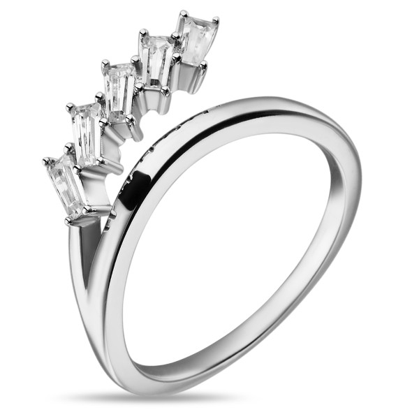 

Серебряное кольцо Sandara Ice с фианитом XCR027