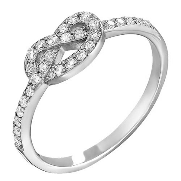 

Серебряное кольцо с фианитами Z1-8584