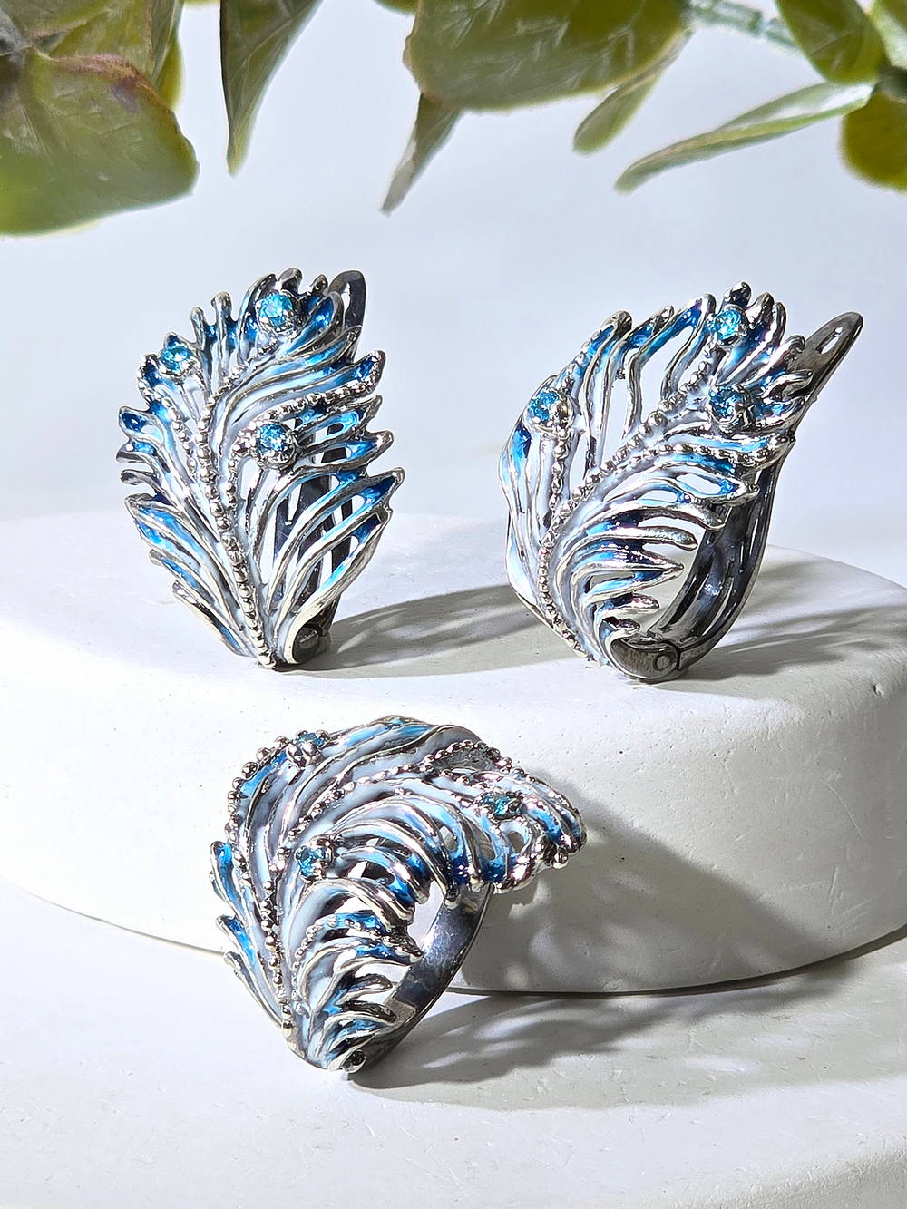 Серебряные серьги