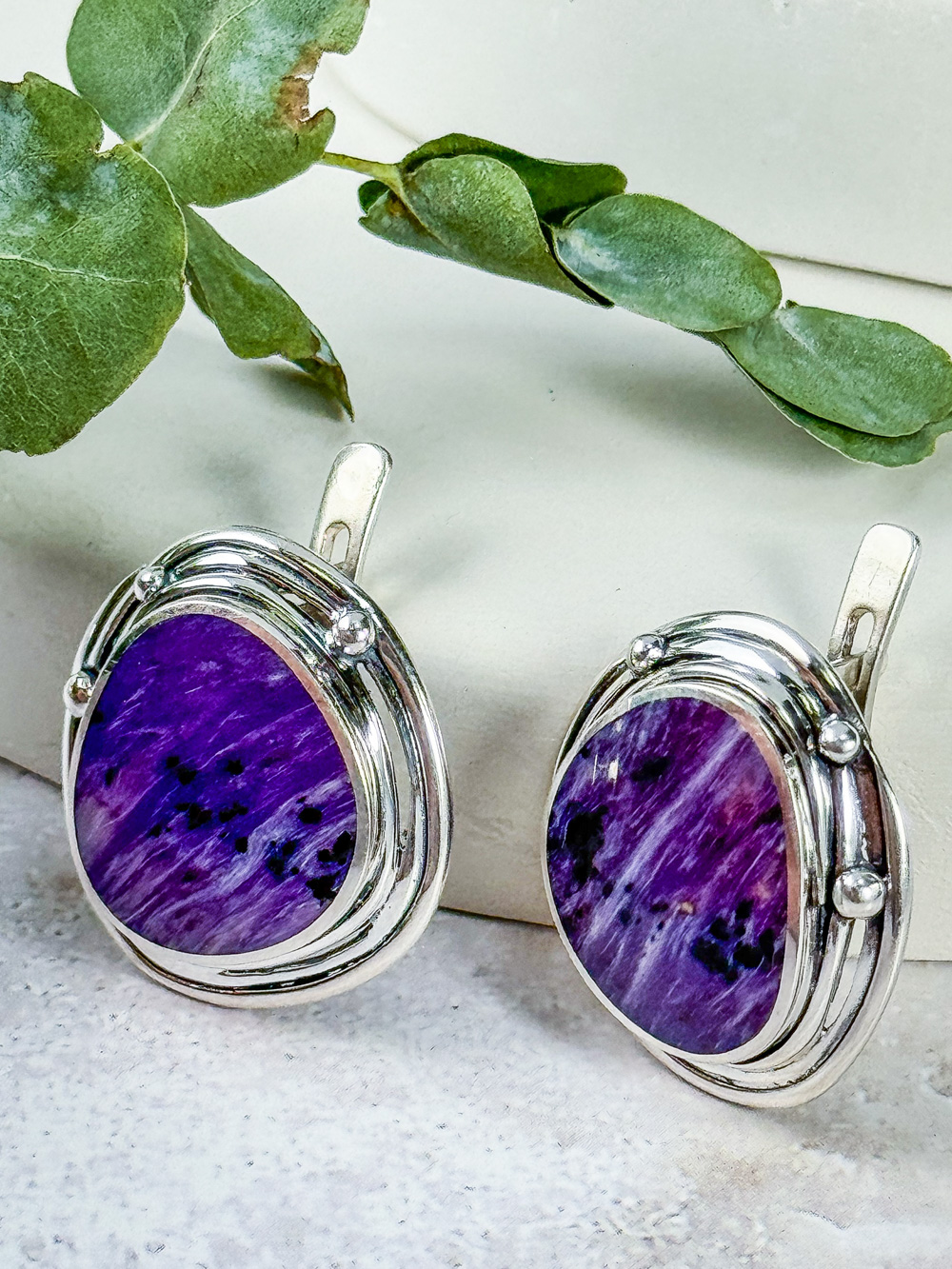 Серебряные серьги