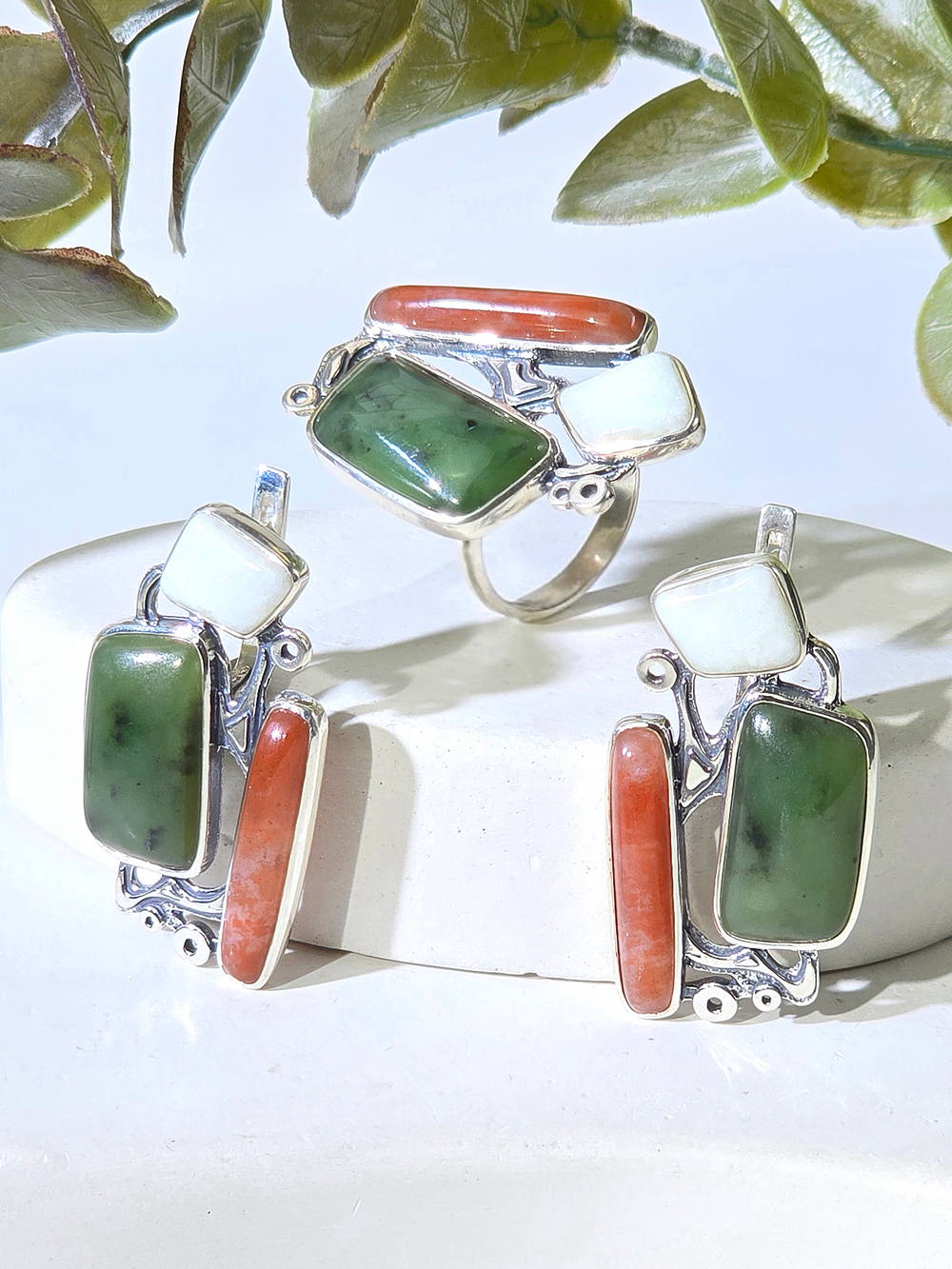Серебряные серьги