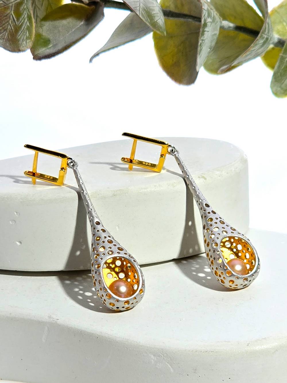 Серебряные серьги