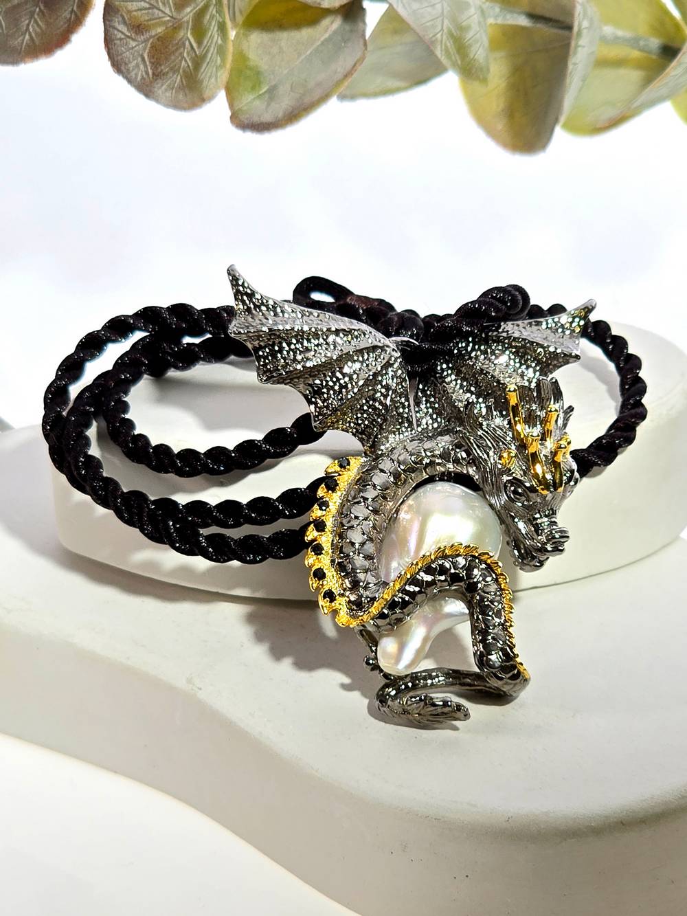 Серебряное колье