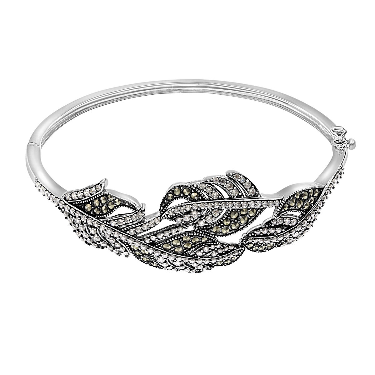 Серебряный браслет ALEXANDRE VASSILIEV с фианитами Swarovski и марказитами Swarovski