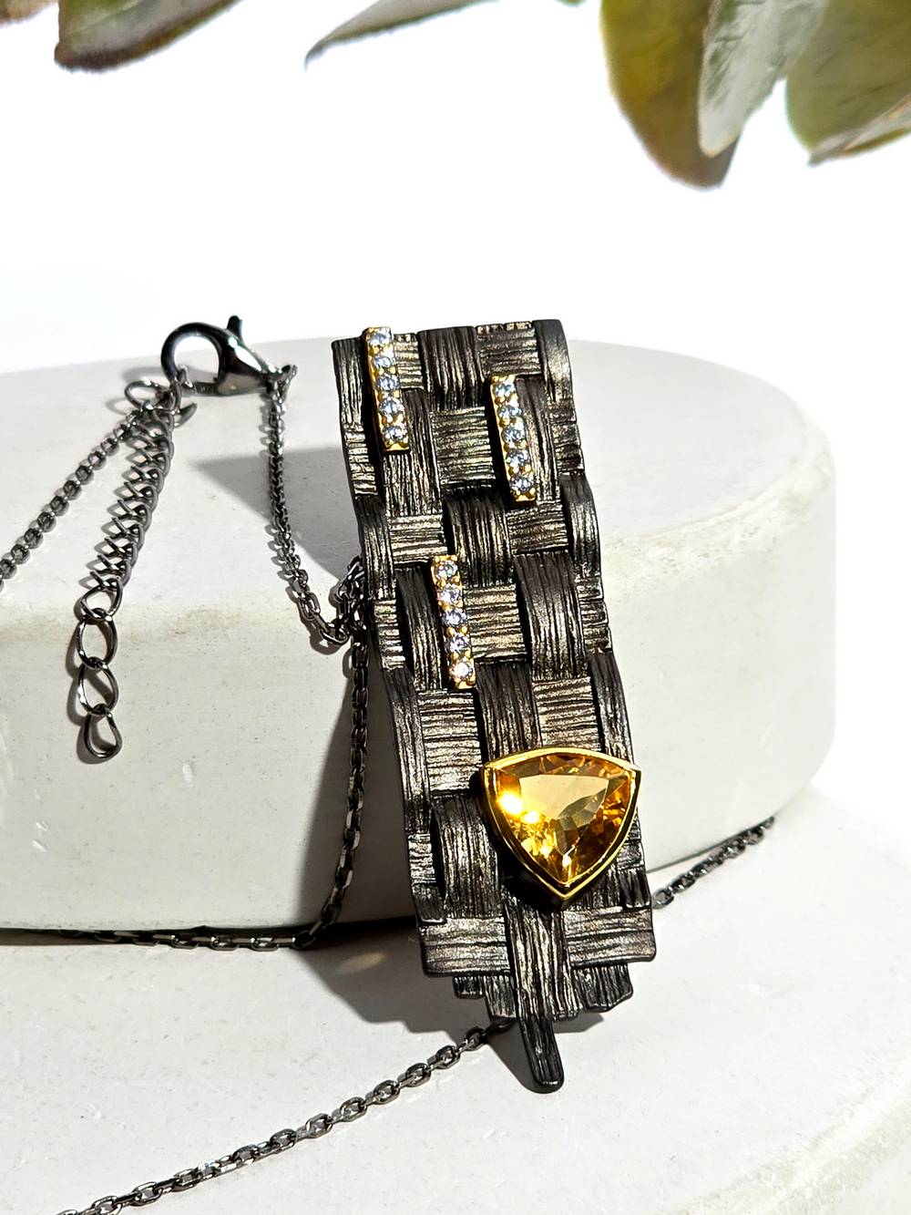 Серебряное колье