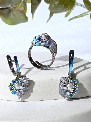 Серебряные серьги