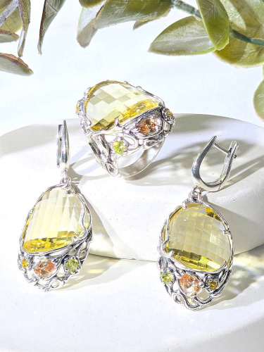Серебряные серьги