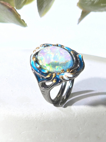 Серебряное кольцо