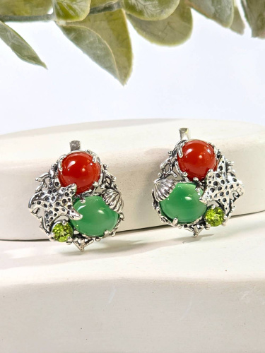 Серебряные серьги