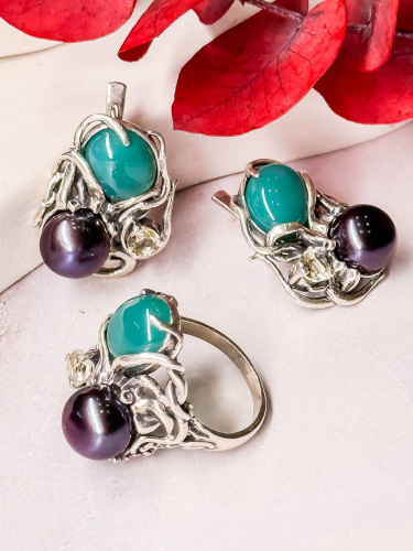 Серебряные серьги