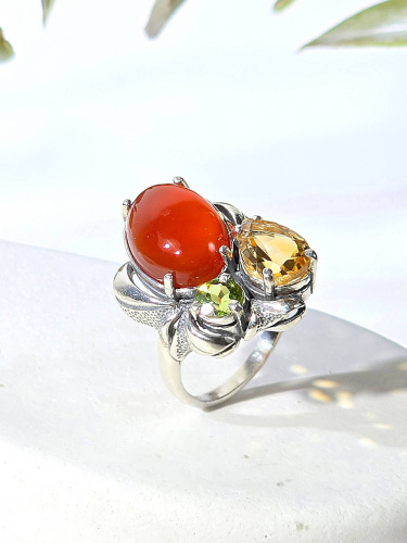 Серебряное кольцо