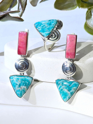 Серебряные серьги