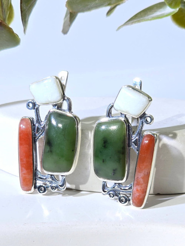 Серебряные серьги