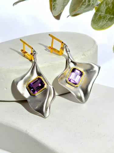 Серебряные серьги