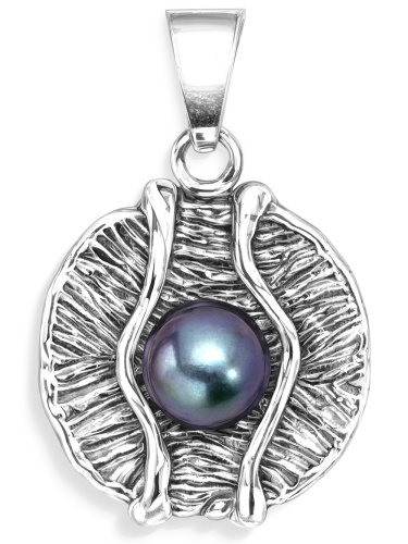 Серебряный кулон Yaffo с жемчугом