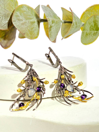 Серебряные серьги