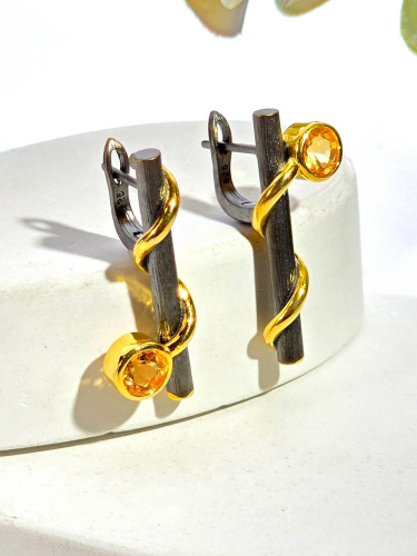 Серебряные серьги