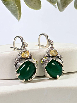 Серебряные серьги